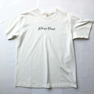 AfterBlue/アフターブルー ロゴS/S Tシャツ ナチュラル【オーガニックコットン】【ユニセックス】