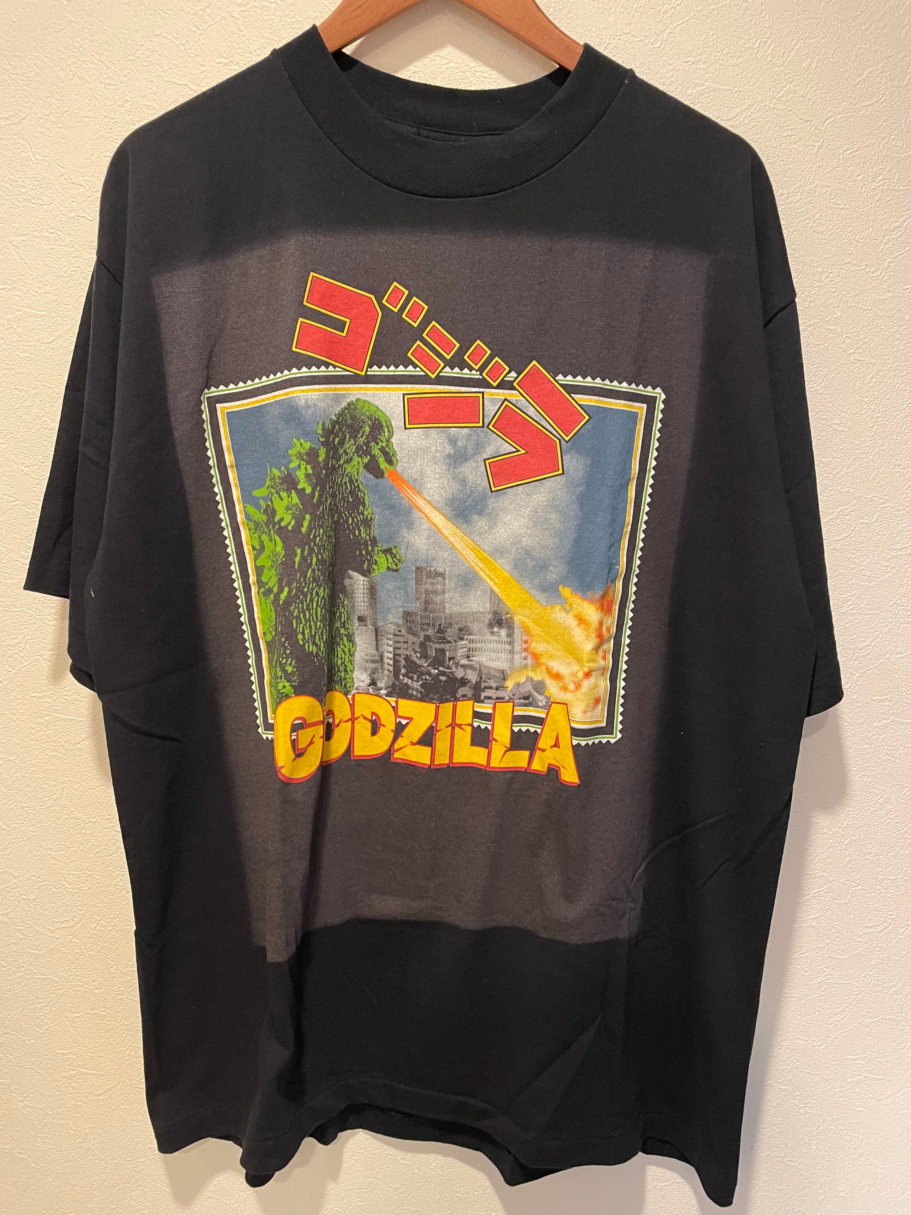 90年代 vintage GODZILLA ゴジラ Tシャツ 半袖 トップス USA製 ...