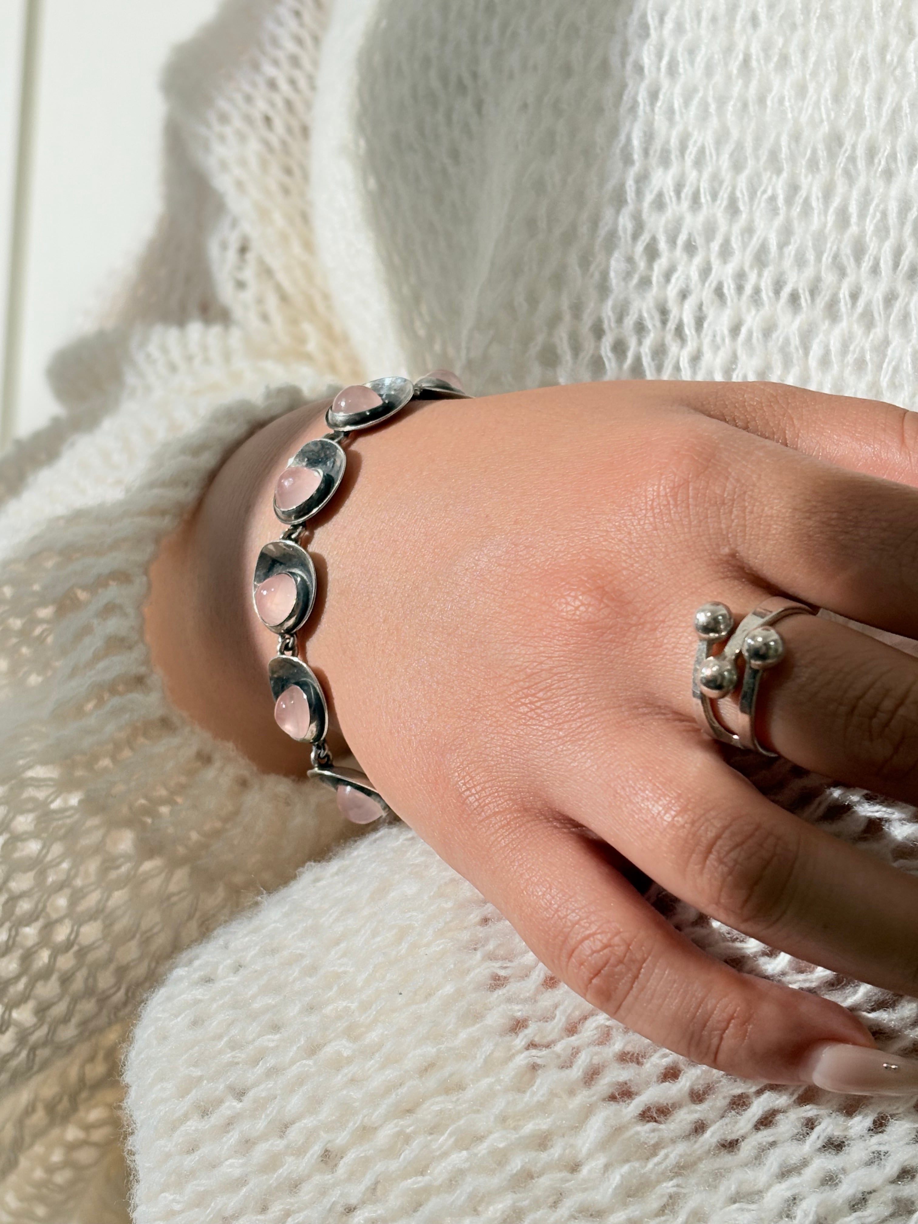 Roze Quarts Bracelet -N.E FROM-