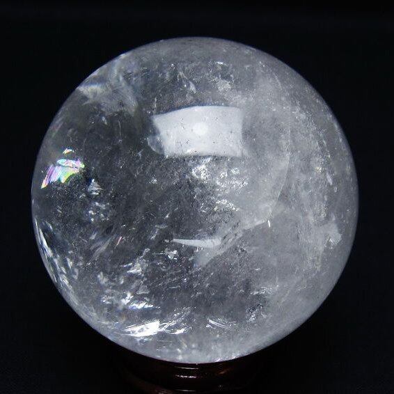 水晶 丸玉 64mm スフィア 置物 水晶玉 一点物 151-8932