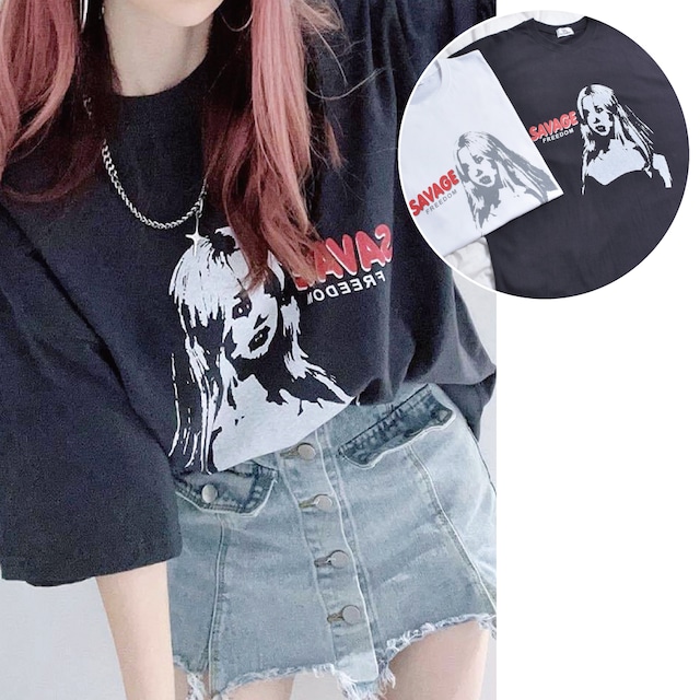 【50%OFF】SAVAGE GIRL Tシャツ