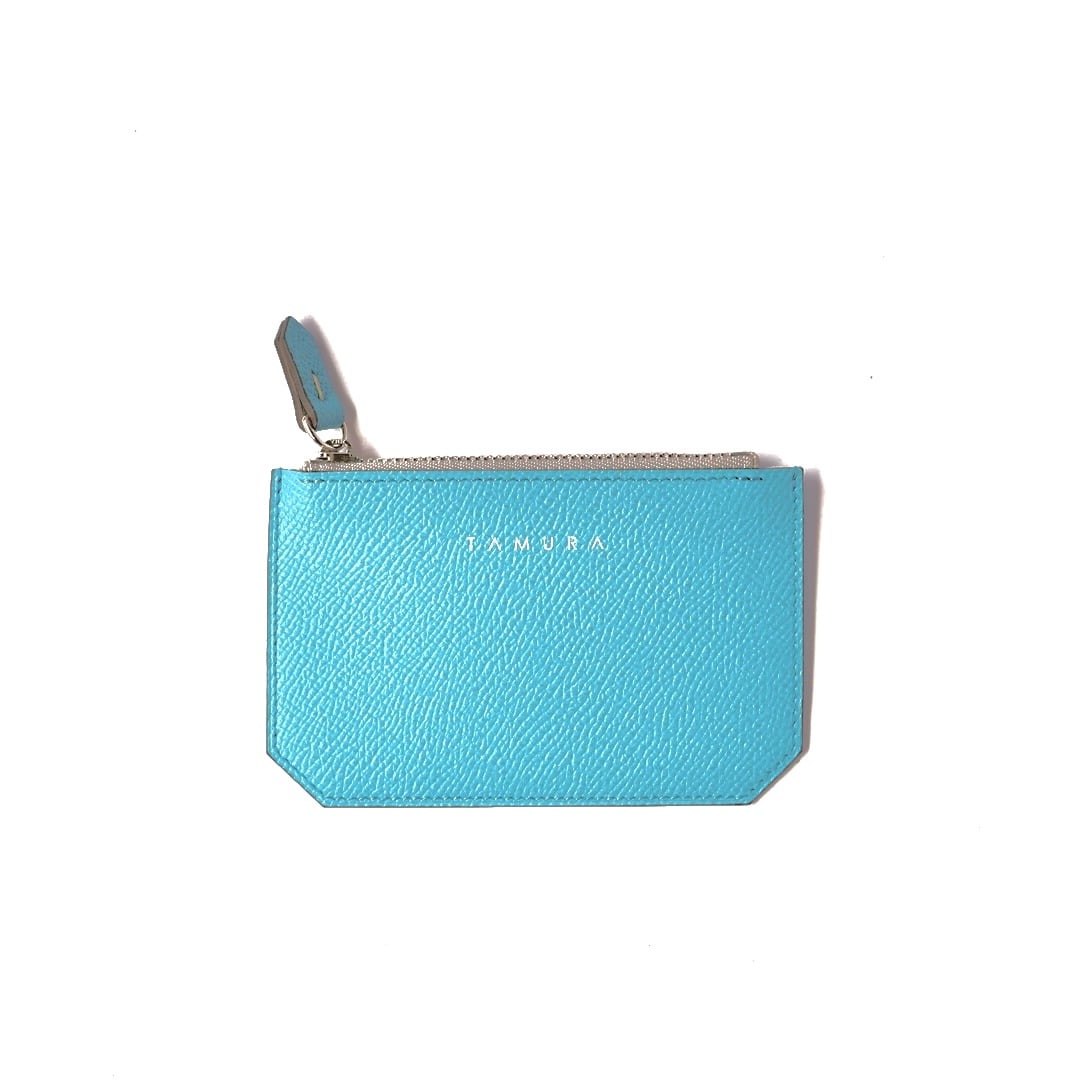 ファスナーコインケース ＜Scutum＞・フェアリーブルー | TAMURA