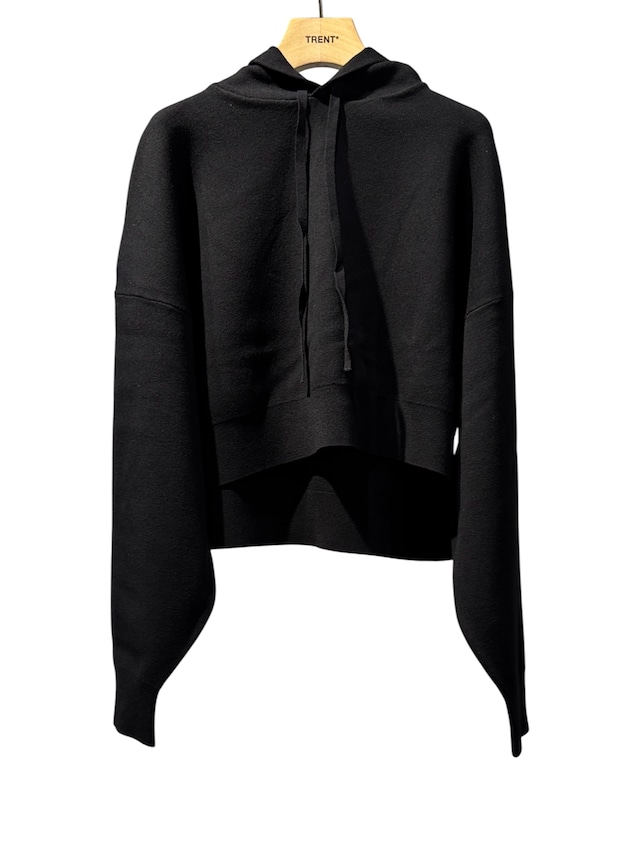 【25AW】ENFOLD エンフォルド / CROPPED HOODED PULLOVER / フーディー