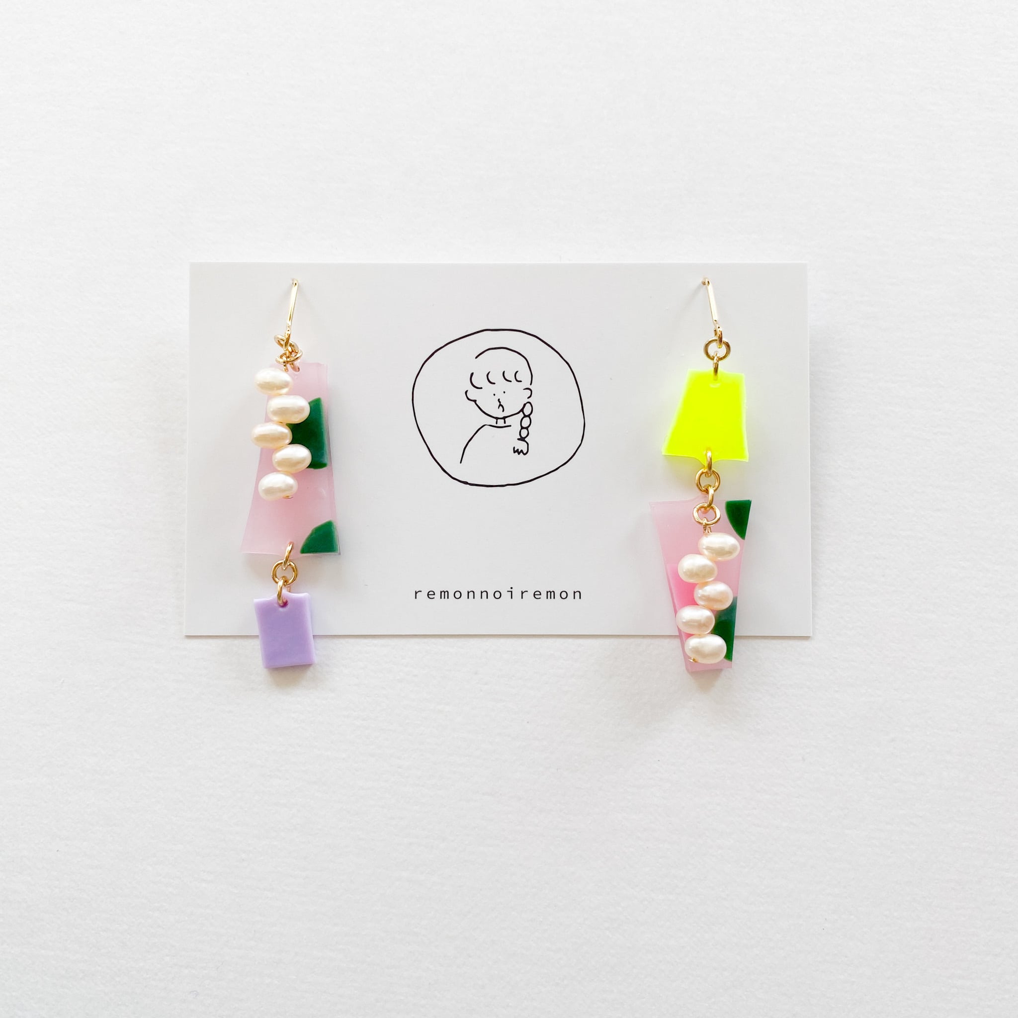 (淡水パール）カケラピアス/イヤリング