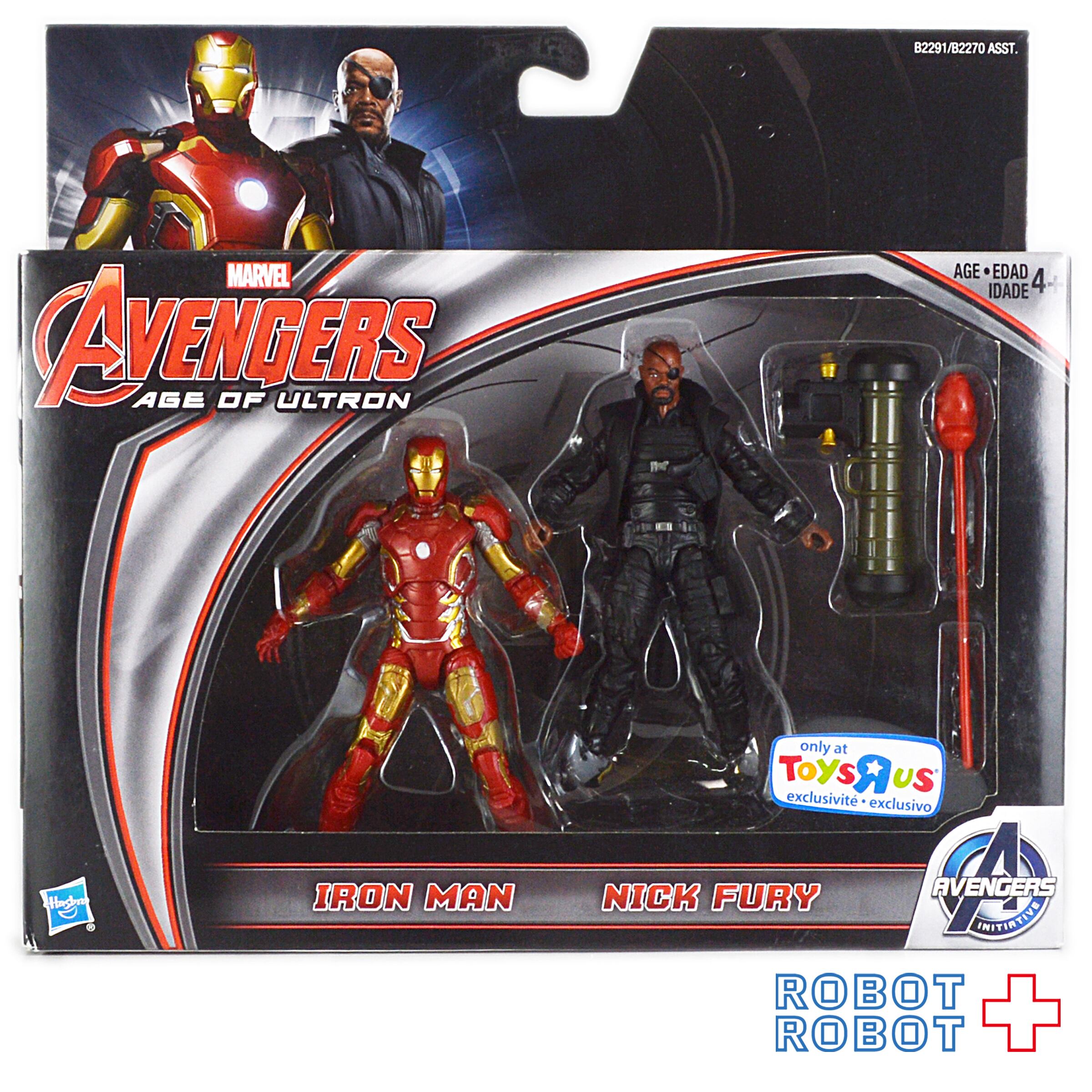 マーベル・アベンジャーズ アイアンマン＆ニックフューリー フィギュア