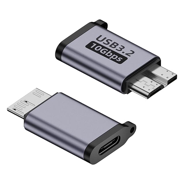 【おすすめ】Micro B to Type C変換アダプタMicro BオスアダプタtoMicro B Type C マイクロUSB変換 ...