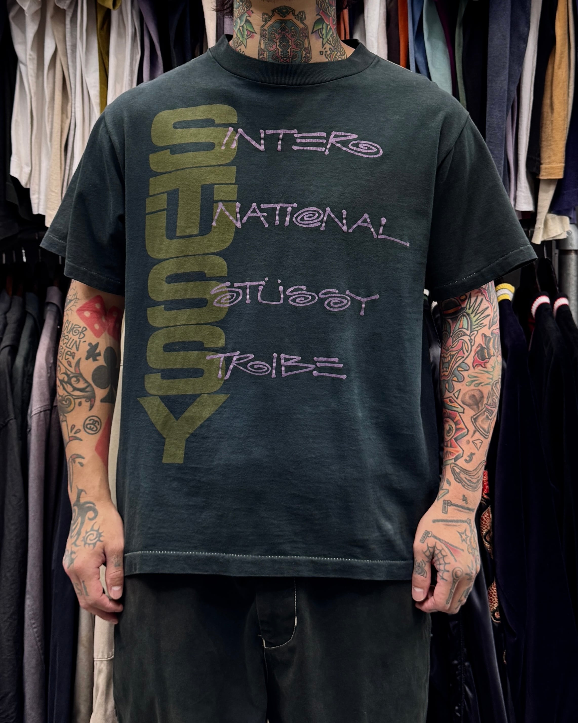 19's stussy Chanel Parody Design Tee “カールラガーフェルド” “追悼