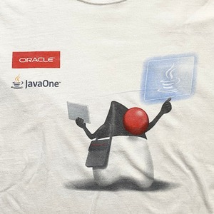 old JAVA both sides print tee