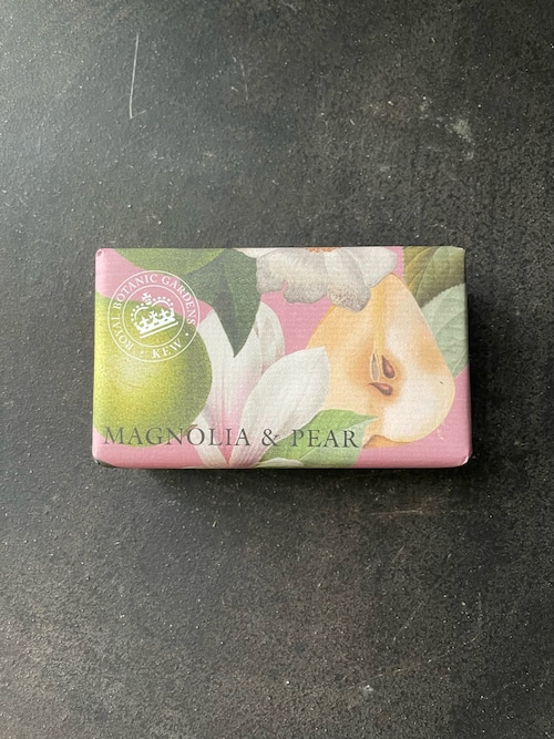 【English Soap Company･KEW GARDEN】Luxury Shea Soaps　Magnolia & Pear