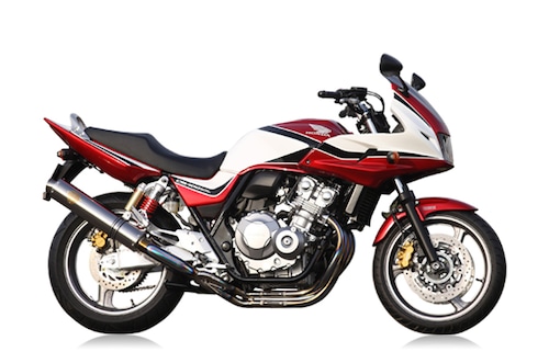 CB400SF/SB Revo（'08～'17） ワイバン シングル オーバル チタンポリッシュ[WH10-01OT]