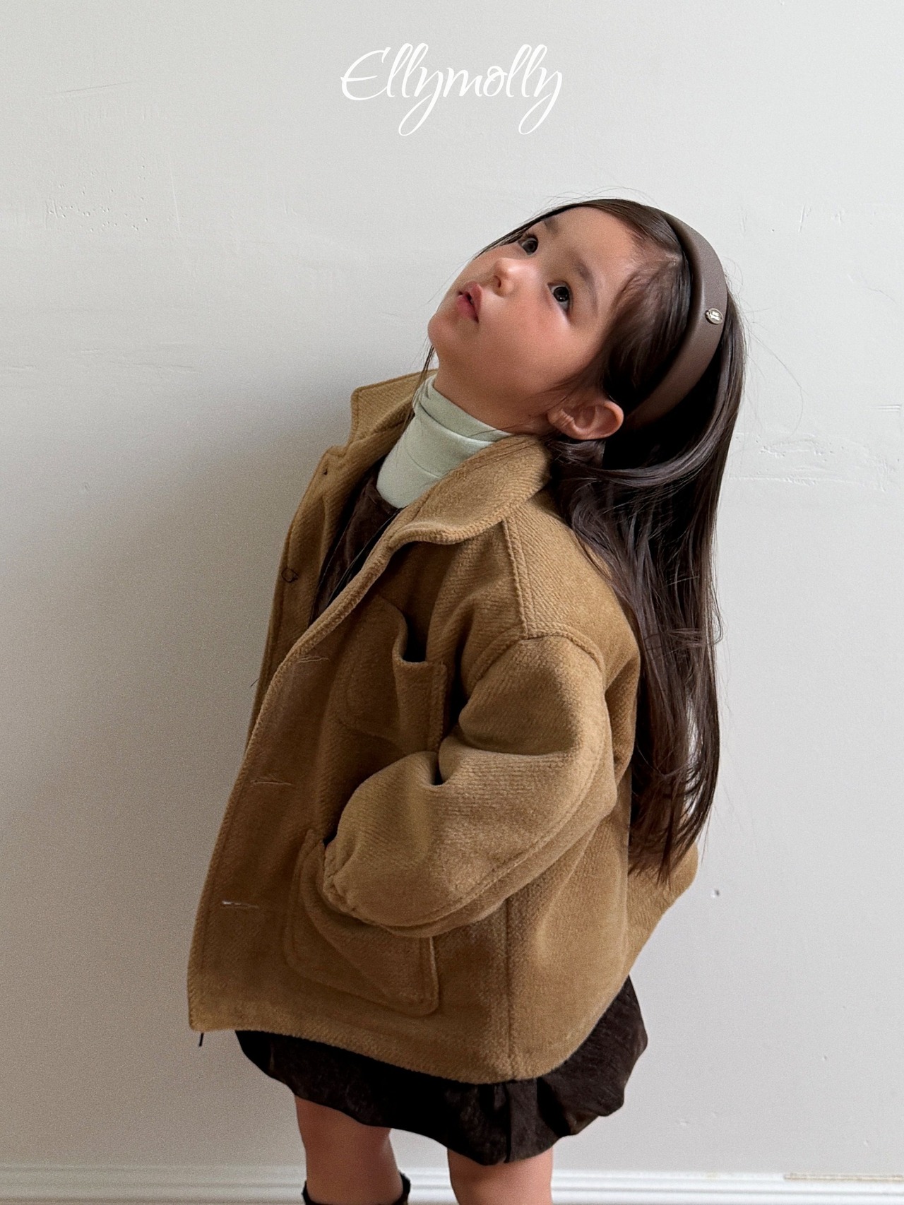 エリーモリー / ELLY MOLLY / フォスルウールコート / 韓国子供服 / ジュニア / 26winter〖取寄〗*13~19号*