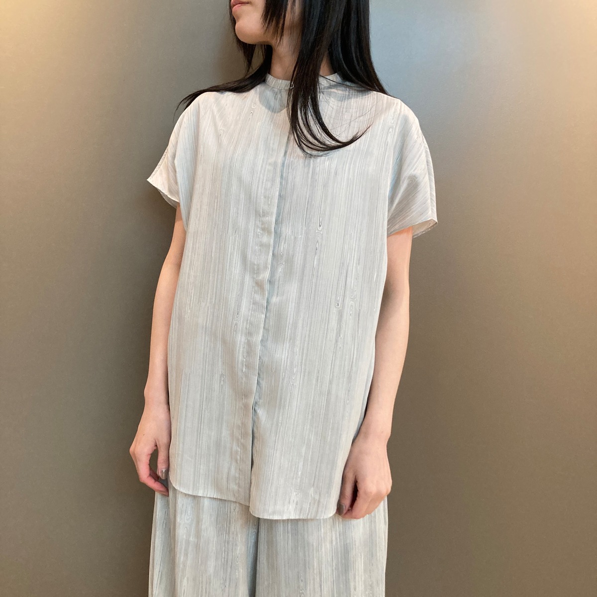 pas deux pareils【パ・ドゥ・パレイユ】フレンチスリーブシャツ 9PSH 