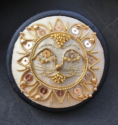 ＜限定＞Goldwork Brooch Kit “Sun”　ゴールドワーク・ブローチ キット「太陽」