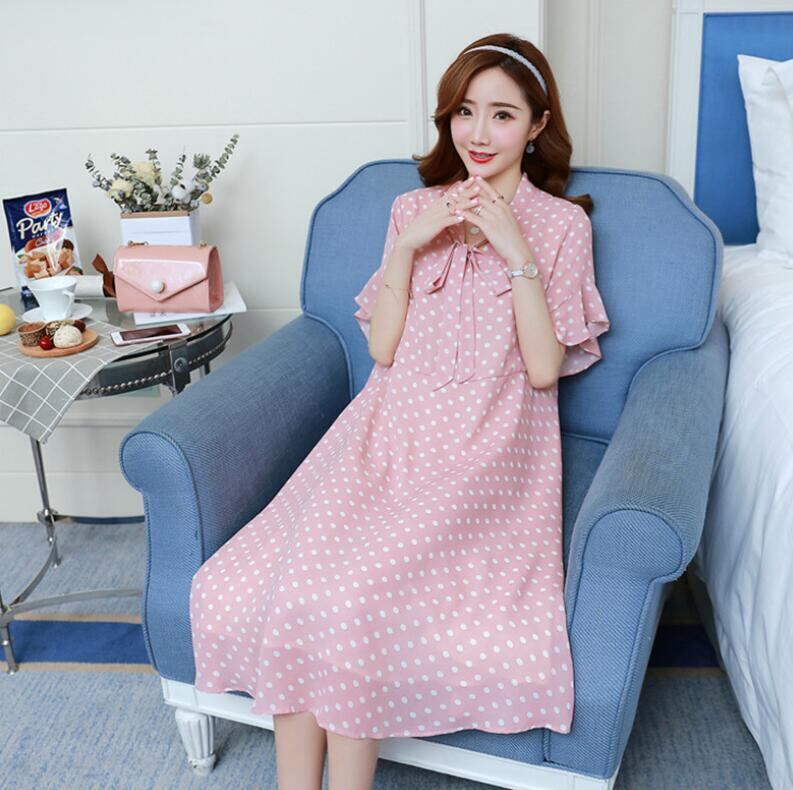 【新作】【送料無料】 マタニティドレスサマーエンブロイダリーロングルーズラージサイズマタニティスカートAB-4 刺繍 大きめサイズ 夏物 AL expec398084276777