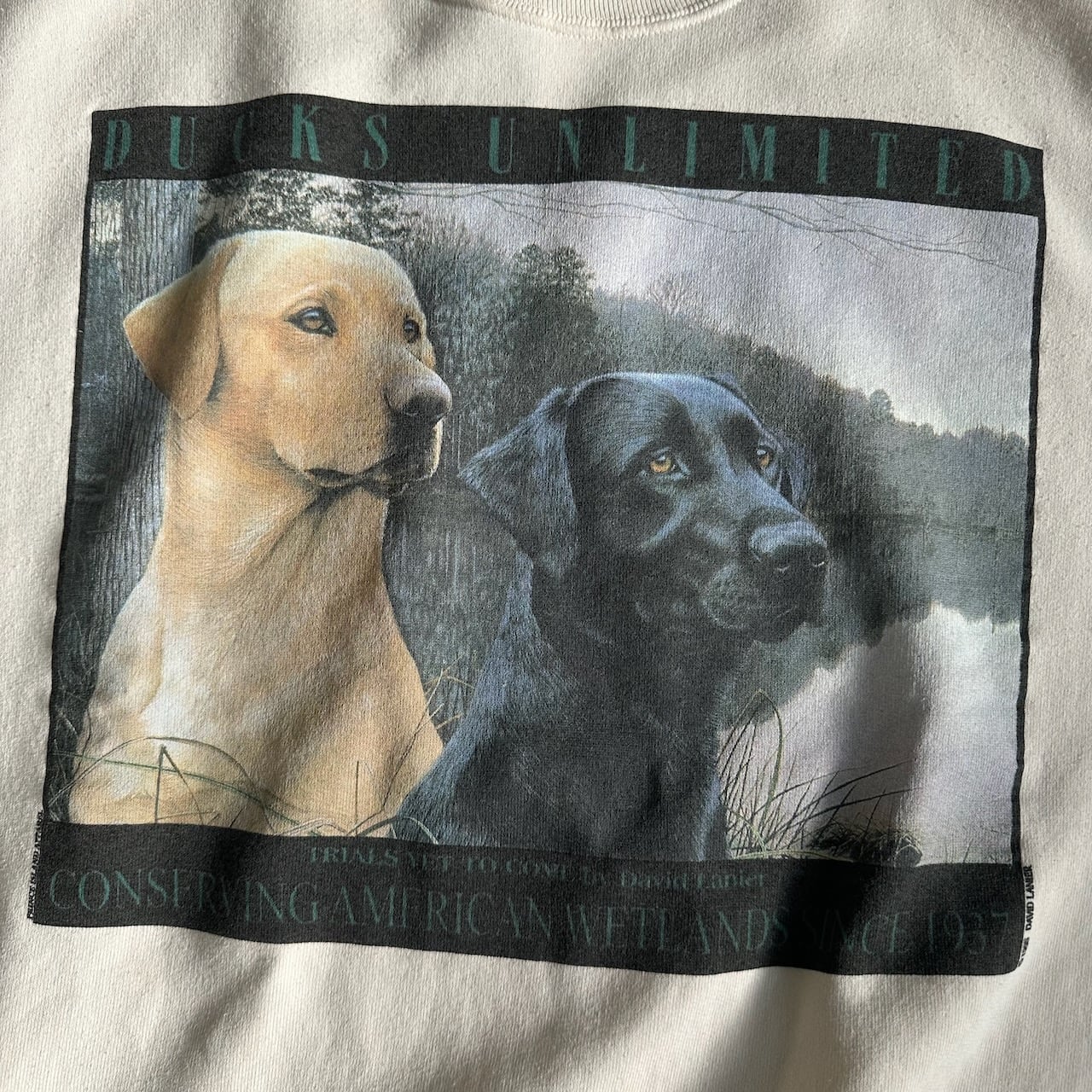 90s USA製 ラブラドールレトリバー スウェット 犬 アニマル トレーナー