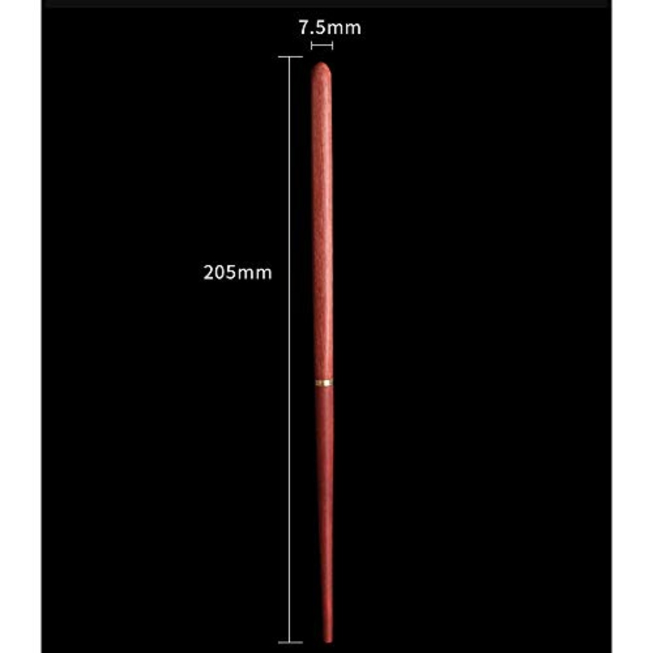 DecLacum 折り畳み箸　木製 携帯箸 キャリーバッグ付き　旅行カトラリー　アウトドア　キャンプ　ハイキング用