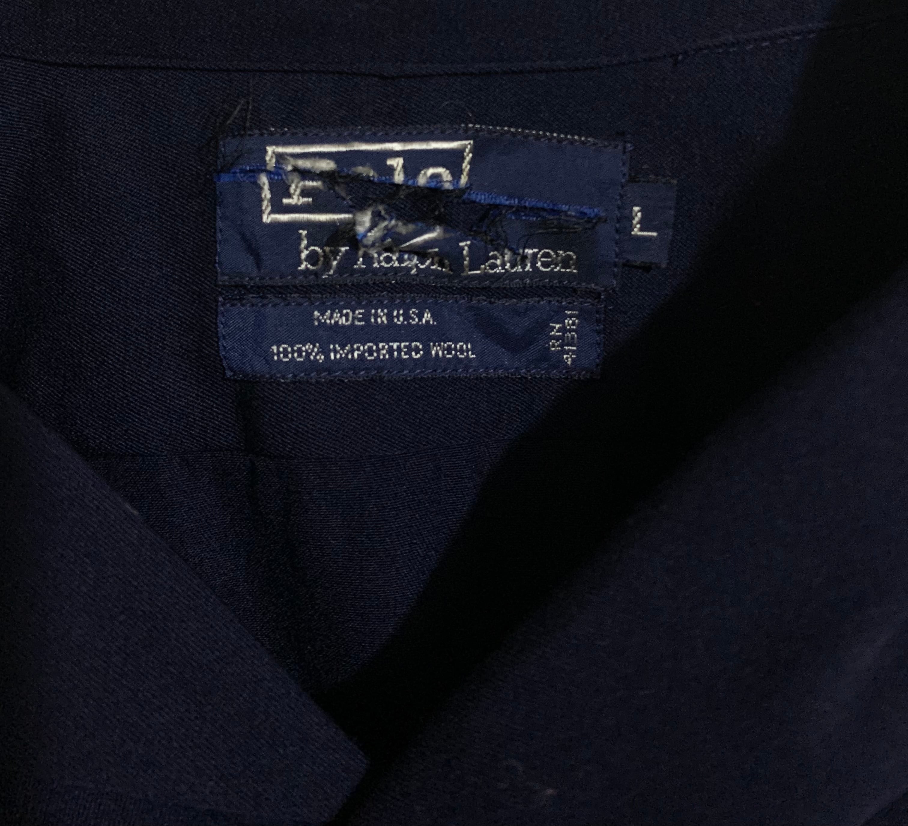 USA製 POLO Raluph Lauren ラルフローレン ラルフ シャツオープン