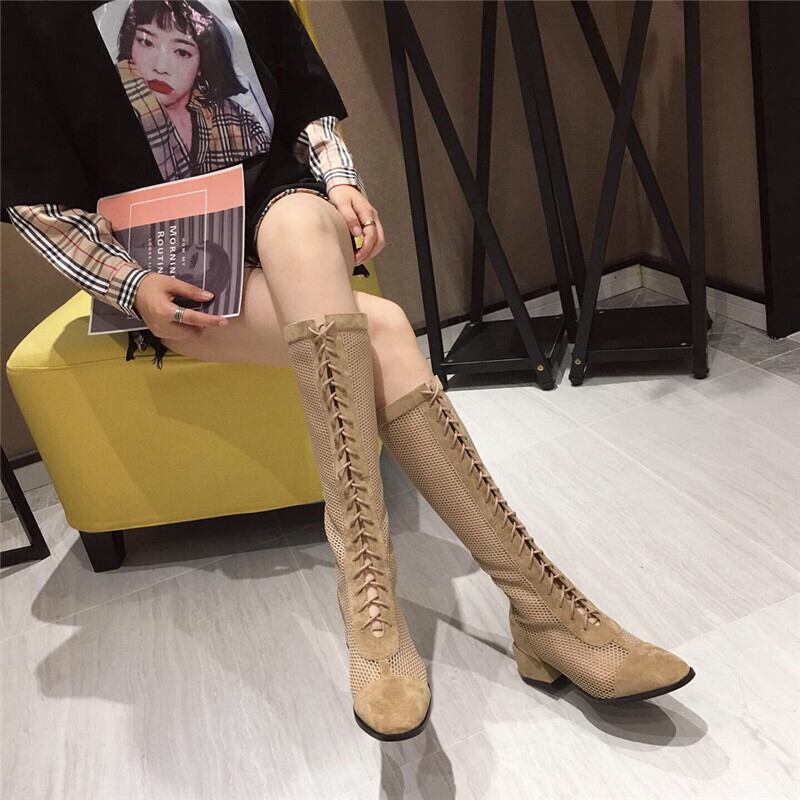 Ameri chain cross sandal/レースアップ サンダル