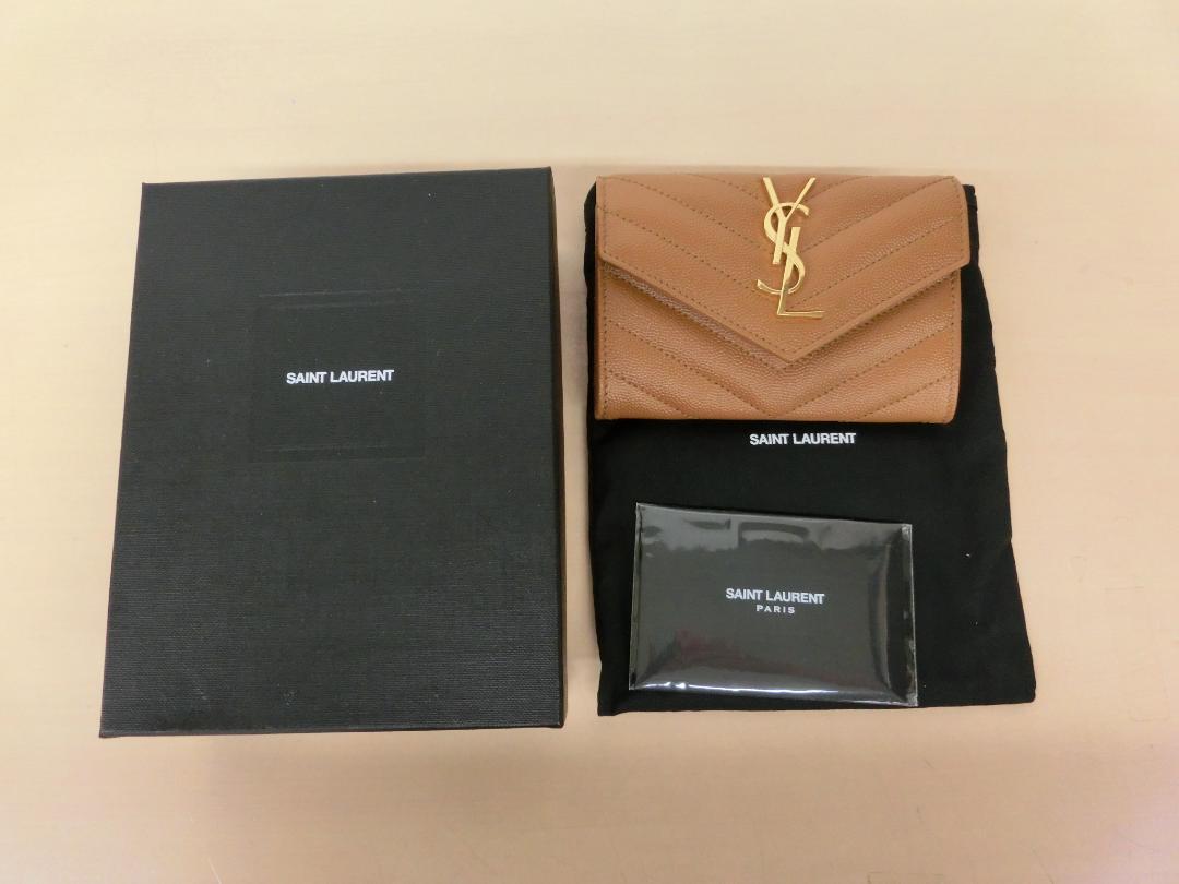 SAINT LAURENT】 新品・未使用 モノグラムキルティングクラッチバッグ 