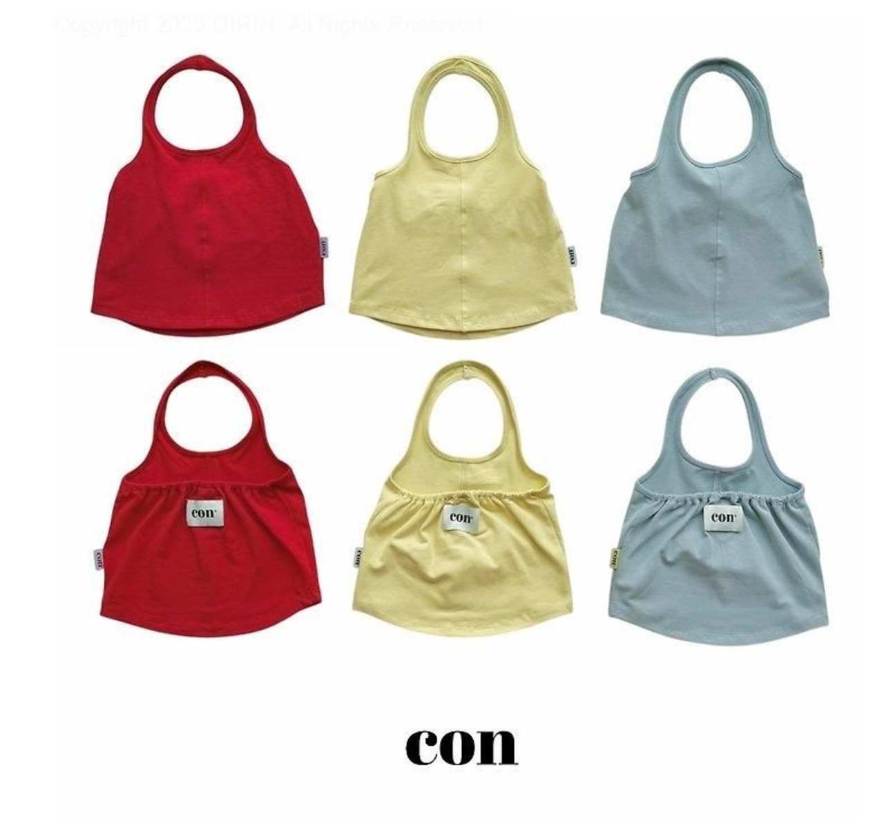【取寄/韓国直送】CON 26/SM CONホルタータンクトップ｜夏服｜韓国子供服