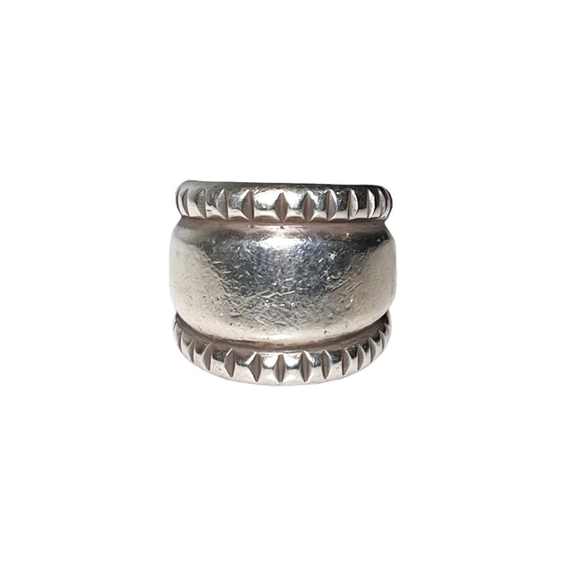 Aaron Anderson heavy gauge silver ring