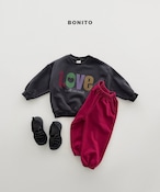 【 bonito / 予約 】Love sweatshirt