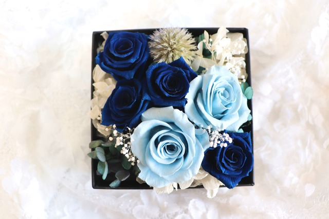 Baby Blue Flower Box