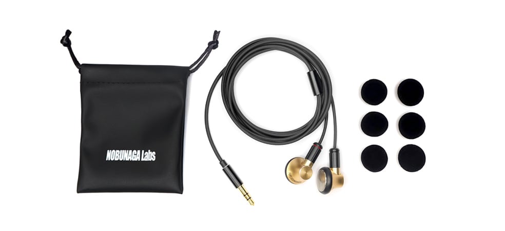 鶯(うぐいす) GOLD： NOBUNAGA Labs：MMCX/3.5mmストレートプラグ