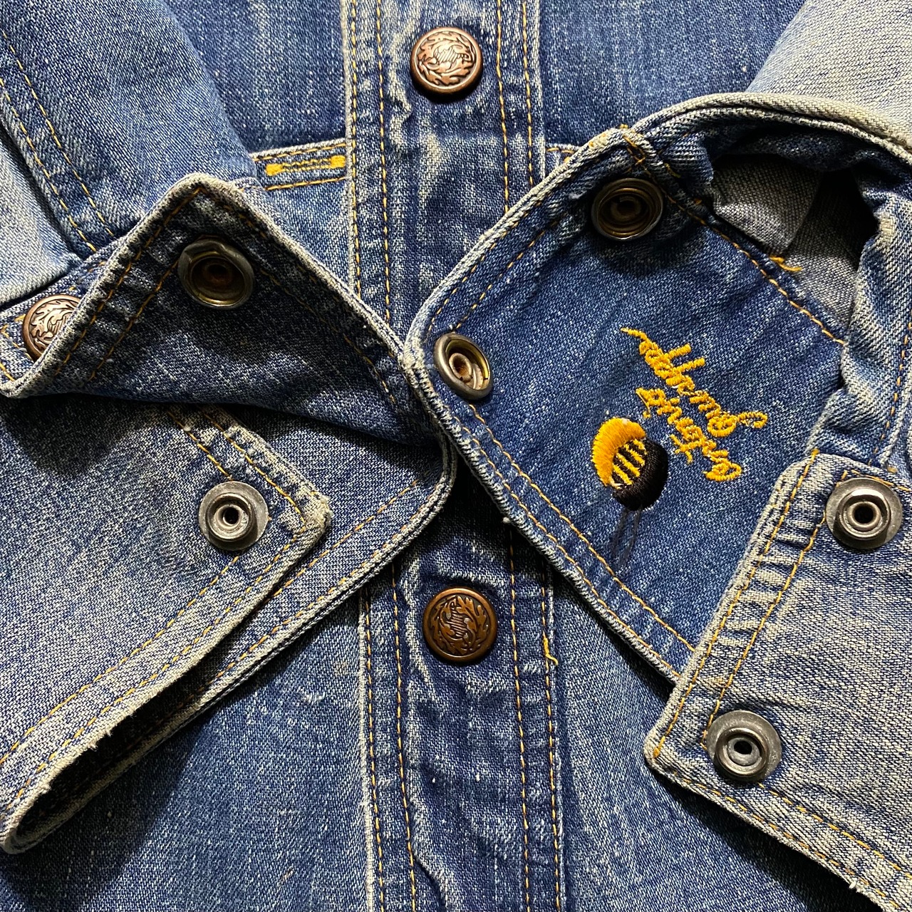 vintage 1970’s ANTONIO GUISEPPE craft denim jacket