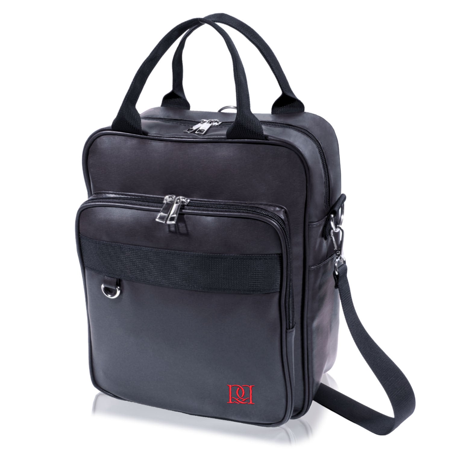 デイパック リュックサック 本革 ポケット多数 仕切り スクエアバッグ