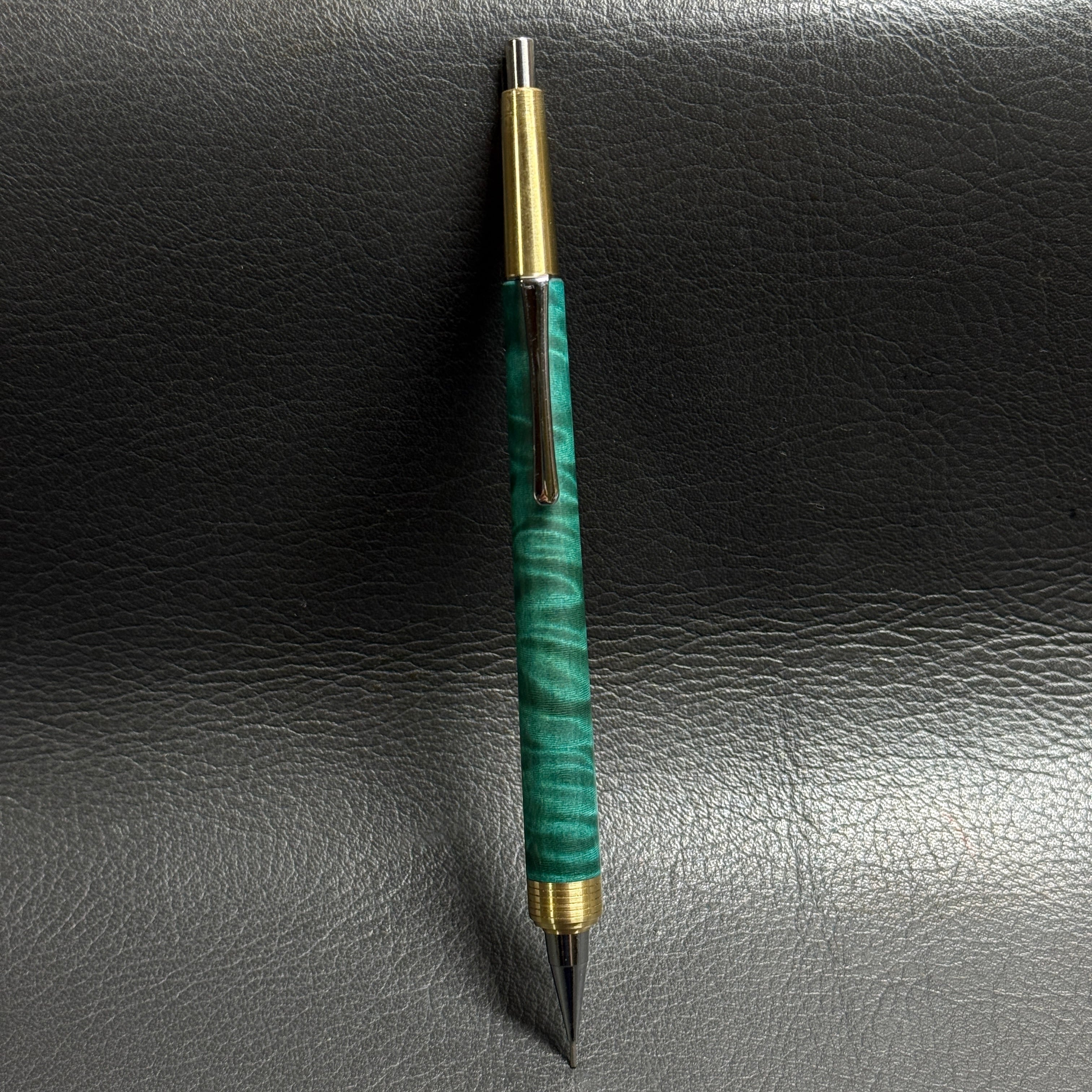 617栃トラ杢スタビ PG-5用カスタム木軸 先端Φ11 真鍮 | handwood