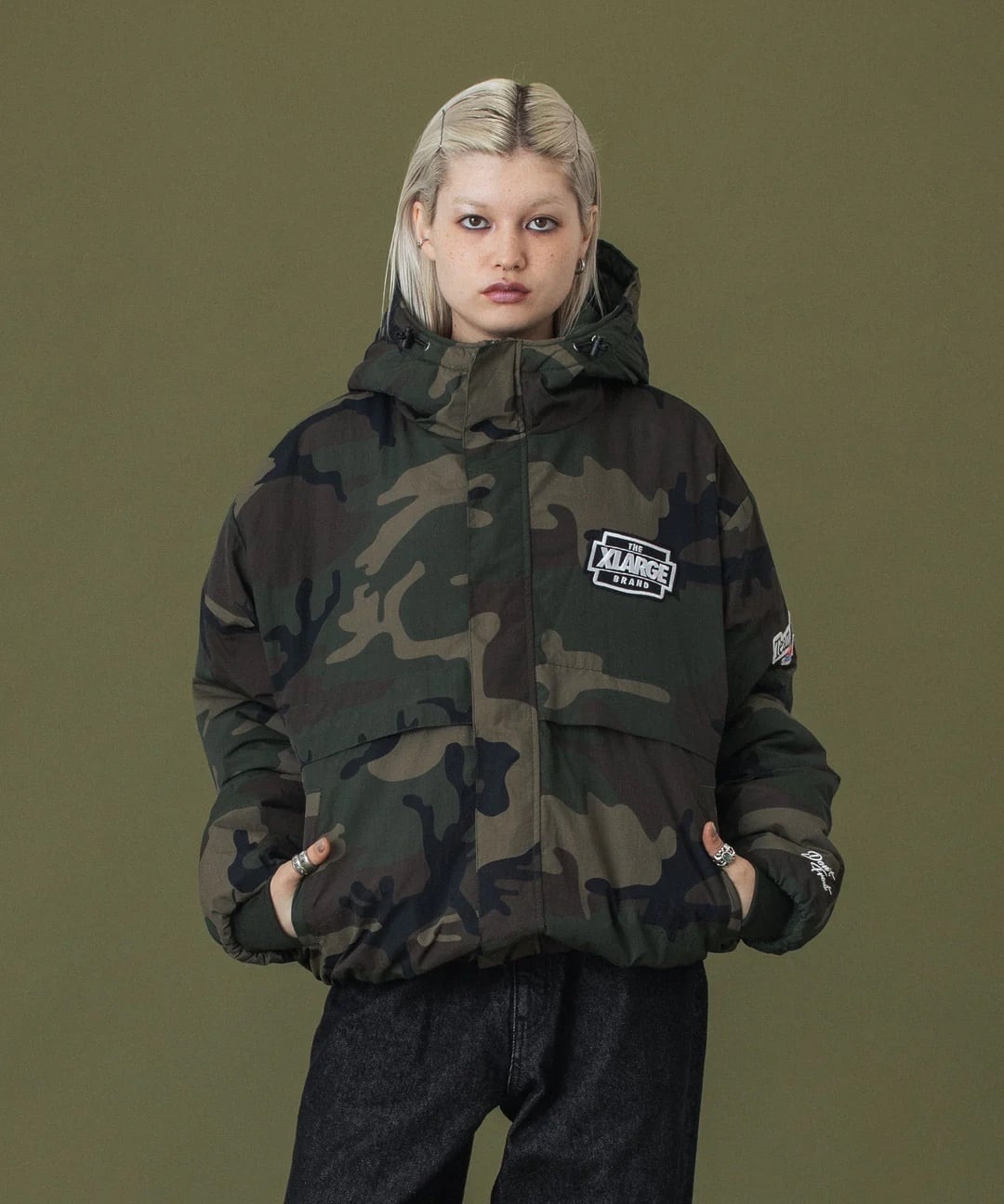 XLARGE NYLON PUFFER JACKET | kenes