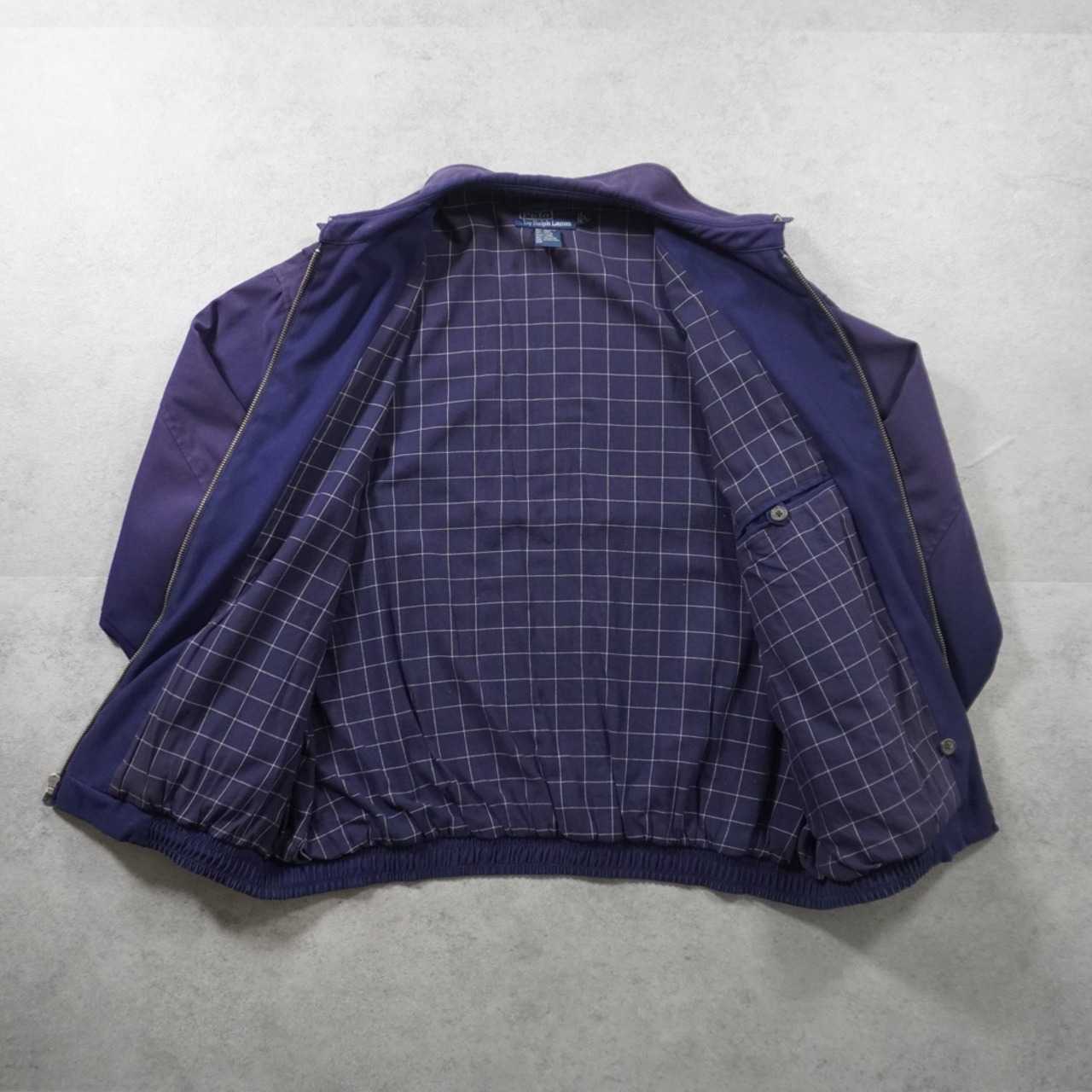 Polo by Ralph Lauren Harrington jacket "fade navy purple" L 古着 - 11