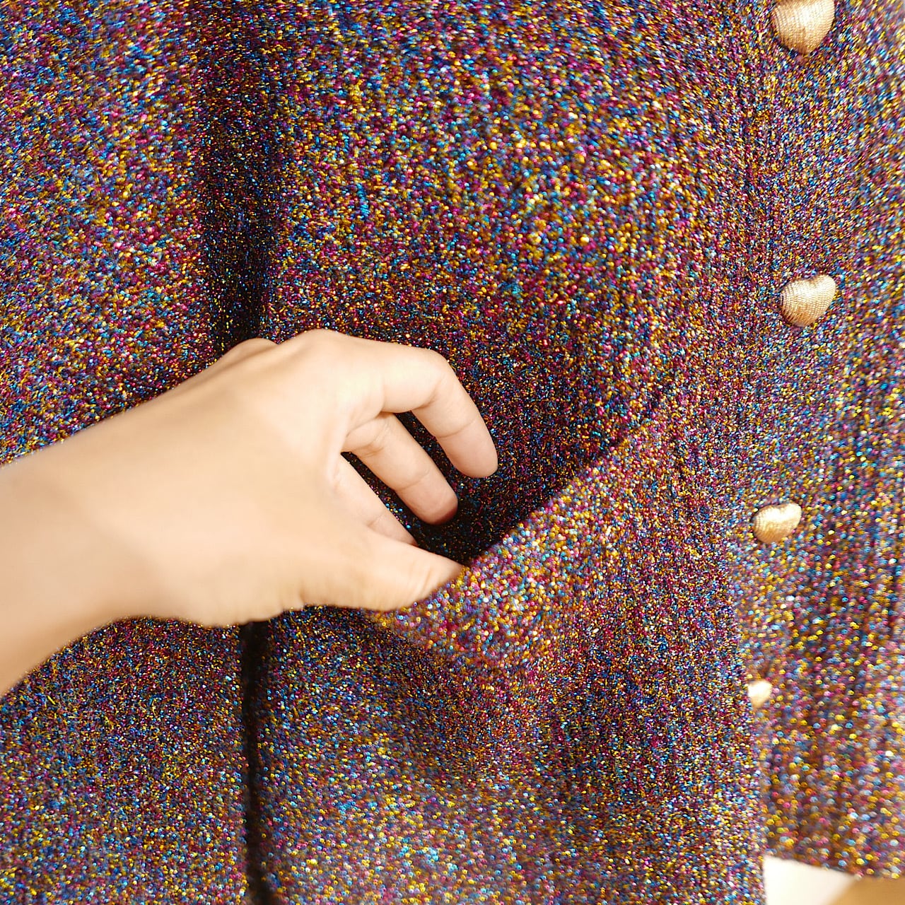 グリッターカーディガン(マルチ) | LINKABLE