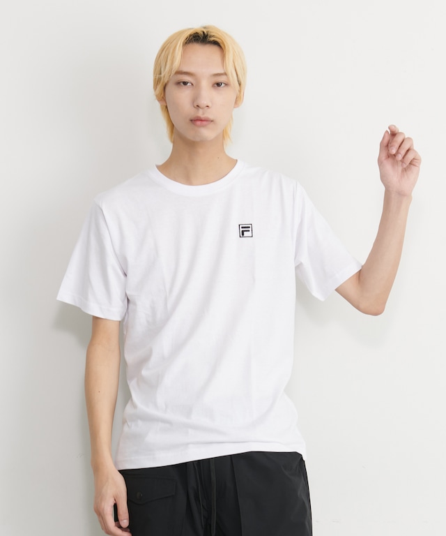 【FILA/フィラ】Tシャツ 半袖 バックプリント 綿100% ワンポイント fh8008