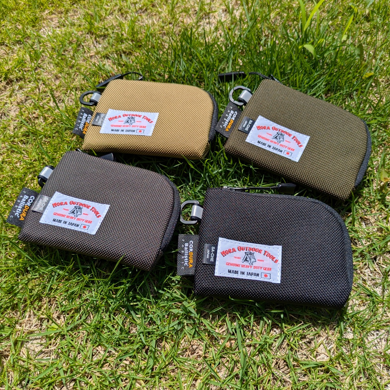 防弾チョッキ素材の極厚ミニ財布「野レット」1680Dバリスティックナイロン　日本製 - 2