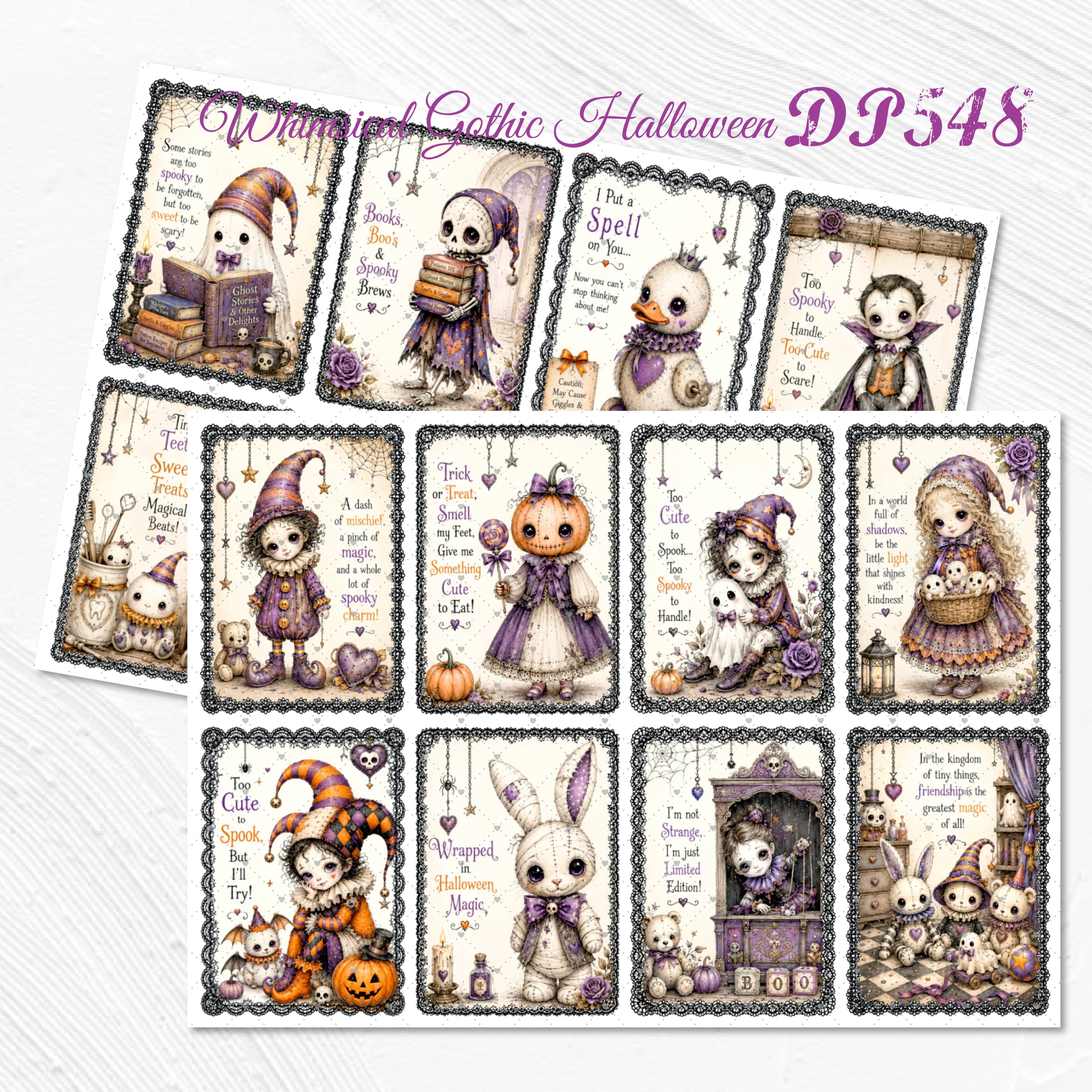 コラージュ素材 TeaTime 紙モノ おすそ分け/CP11 | indigo & olive☆