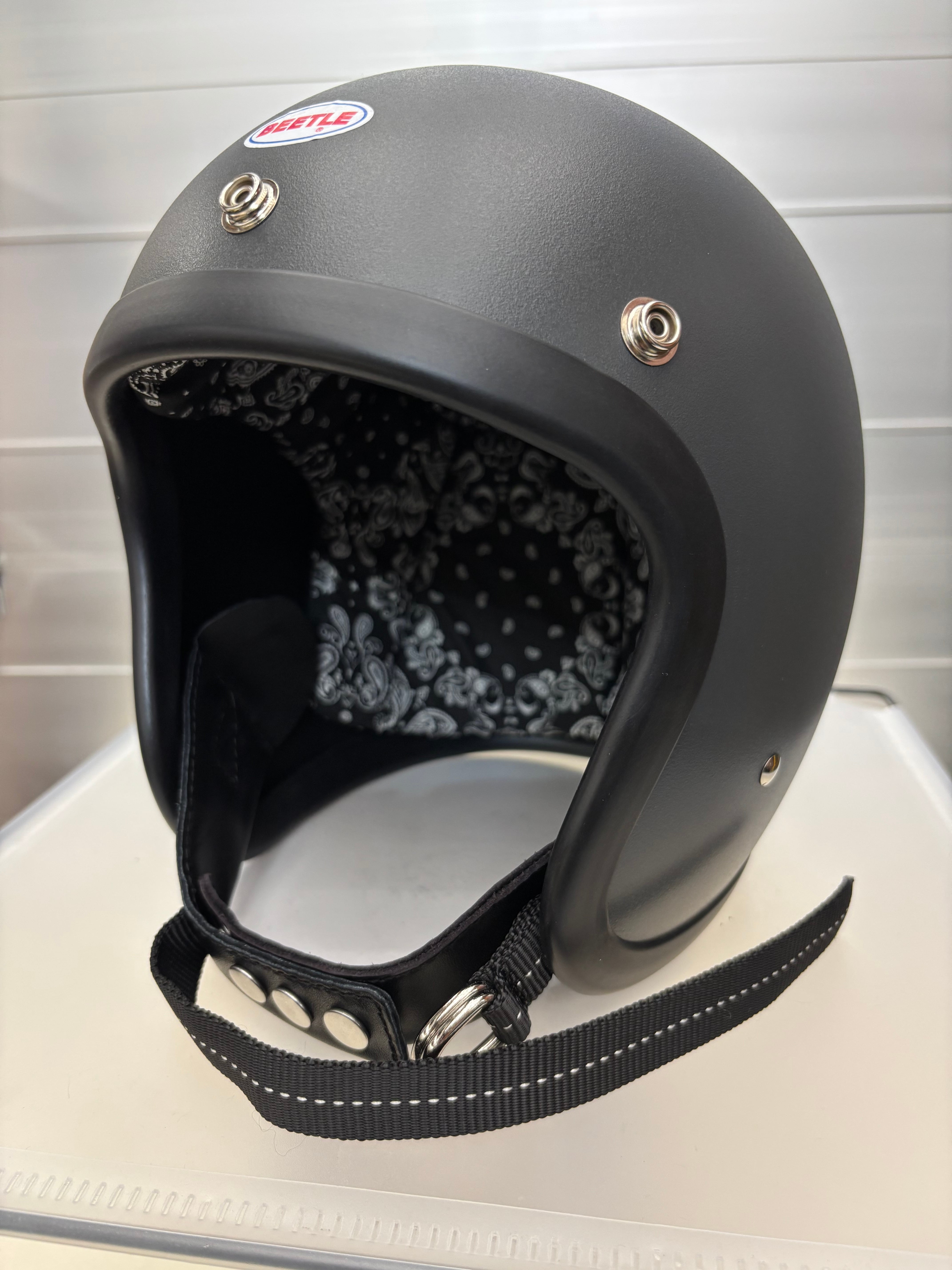 オーシャンビートル　LAC 別注　ダブルストラップ　ペイズリーインナー オーシャンビートル OCEAN BEETLE LAC 別注ダークグレー ダブル