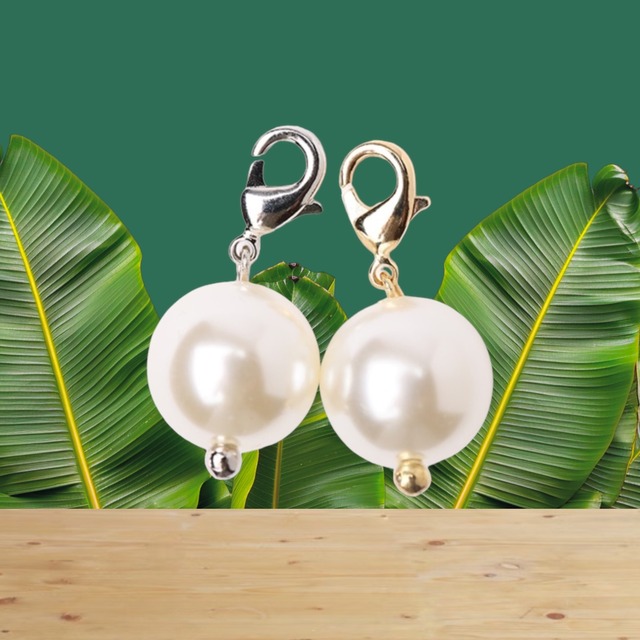 CLOSE SALE★pt0101チャーム《パール》★★★