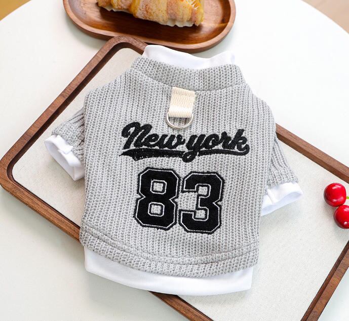 《予約》1103276 ニットシャツ重ね着トップス