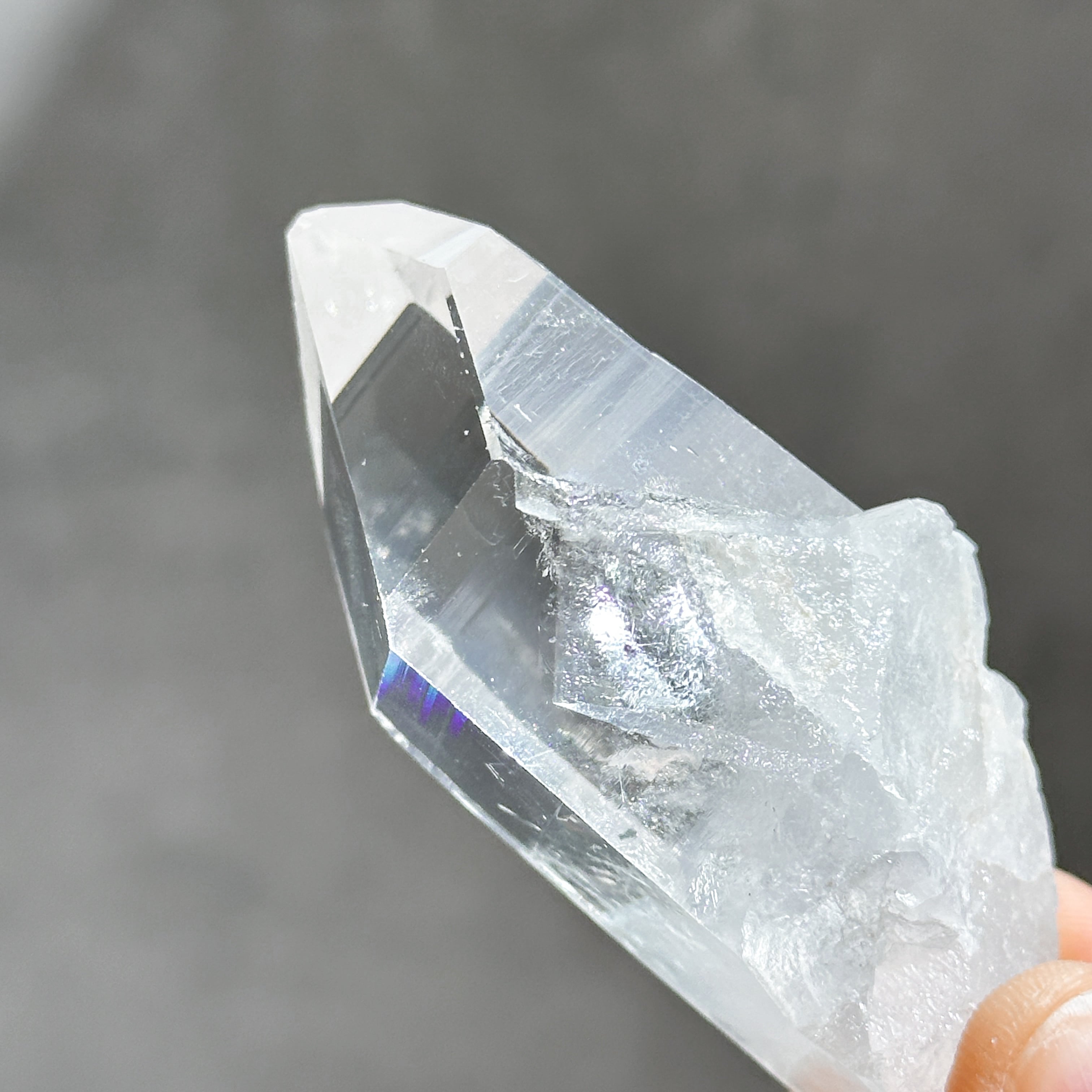 ゼッカ産クリアクォーツ ポイント 34 原石 ◇ Clear Quartz ◇天然石