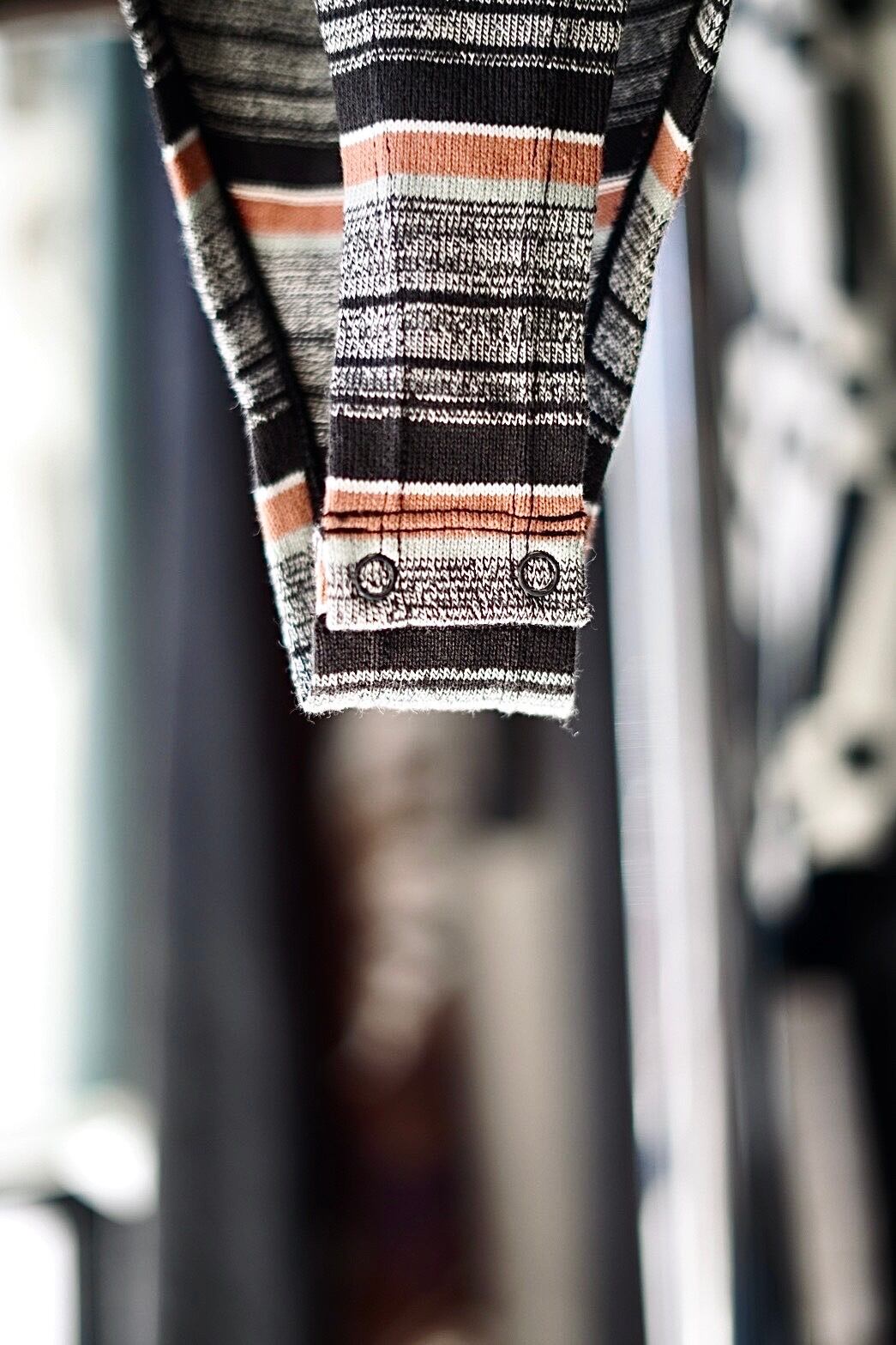 FUMIKA_UCHIDA / Grandrelle multi stripe bodysuit (BROWN,BLACK