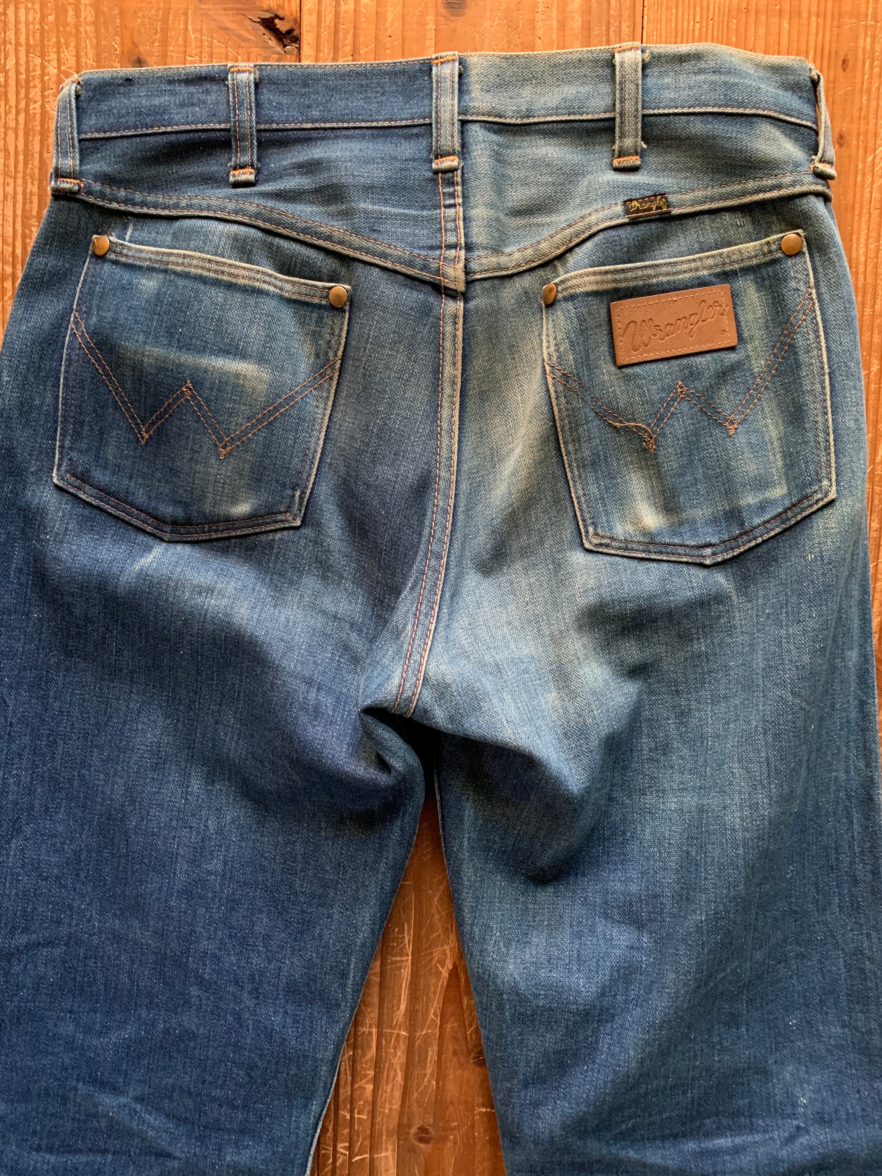 70's Wrangler 11MWZ デニムパンツ  良色落ち　実寸(33×30) USA製