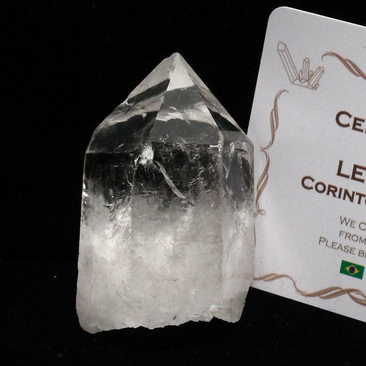 レムリアンシード 水晶 原石 ブラジル ミナスジェライス州 コリント産 証明書付属 一点物 271-417
