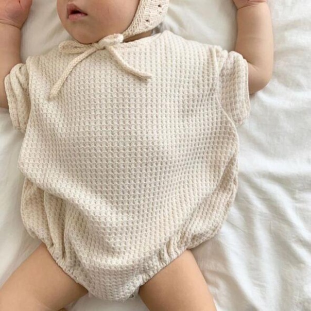 【夏作】ワッフルロンパース