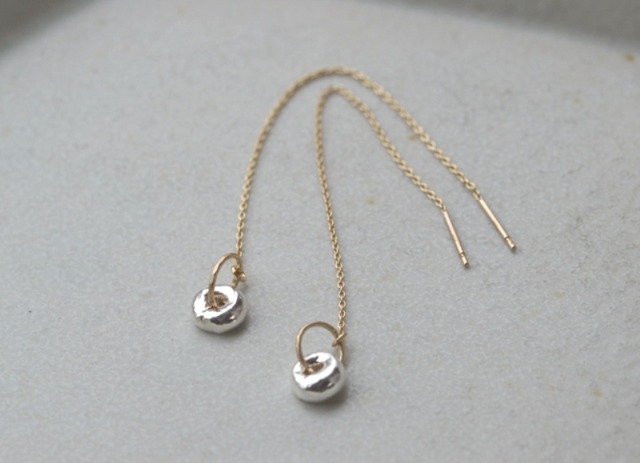 shizuku    　（SV・K10YG）　Pierced　earrings