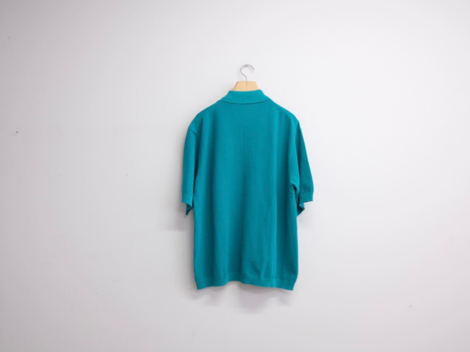 トップス ULTERIOR TWISTED COTTON KNIT P/S ULTERIOR” TWISTED COTTON KNIT P/S PEACOCK GREEN” | Lapel online store