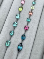 ラグーントルマリン 6.3x5.0mm, 0.78ct ナミビア産