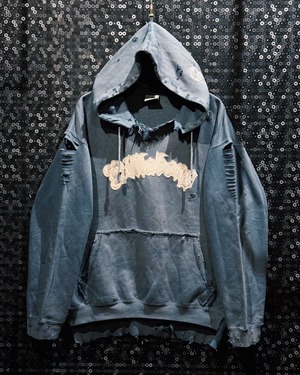 【ÆIEM】original"boro"remake BILLABONG vintage hoodie