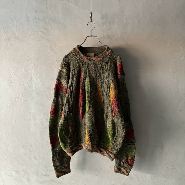 -COOGI- 90’s Crazy Pattern 3D Knit